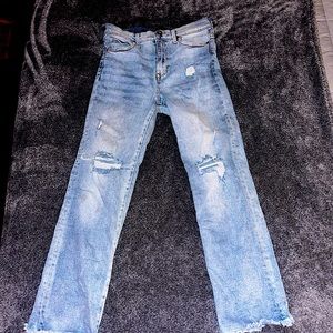 KENDALL+KYLIE straight leg jeans